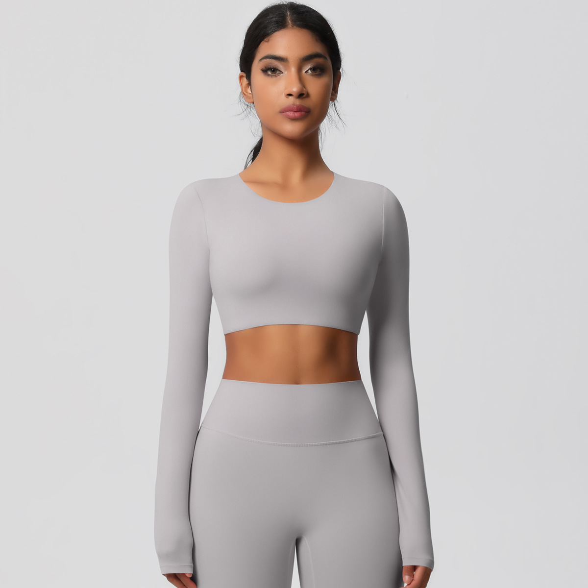 Women's Long-sleeve T-shirt for Outdoor Running 7104