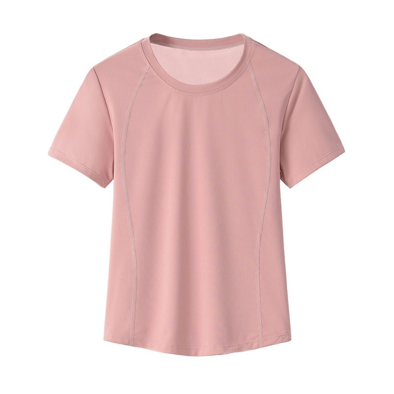 Waist-cinching Exercise Short-sleeved Running Yoga Wear DS114  