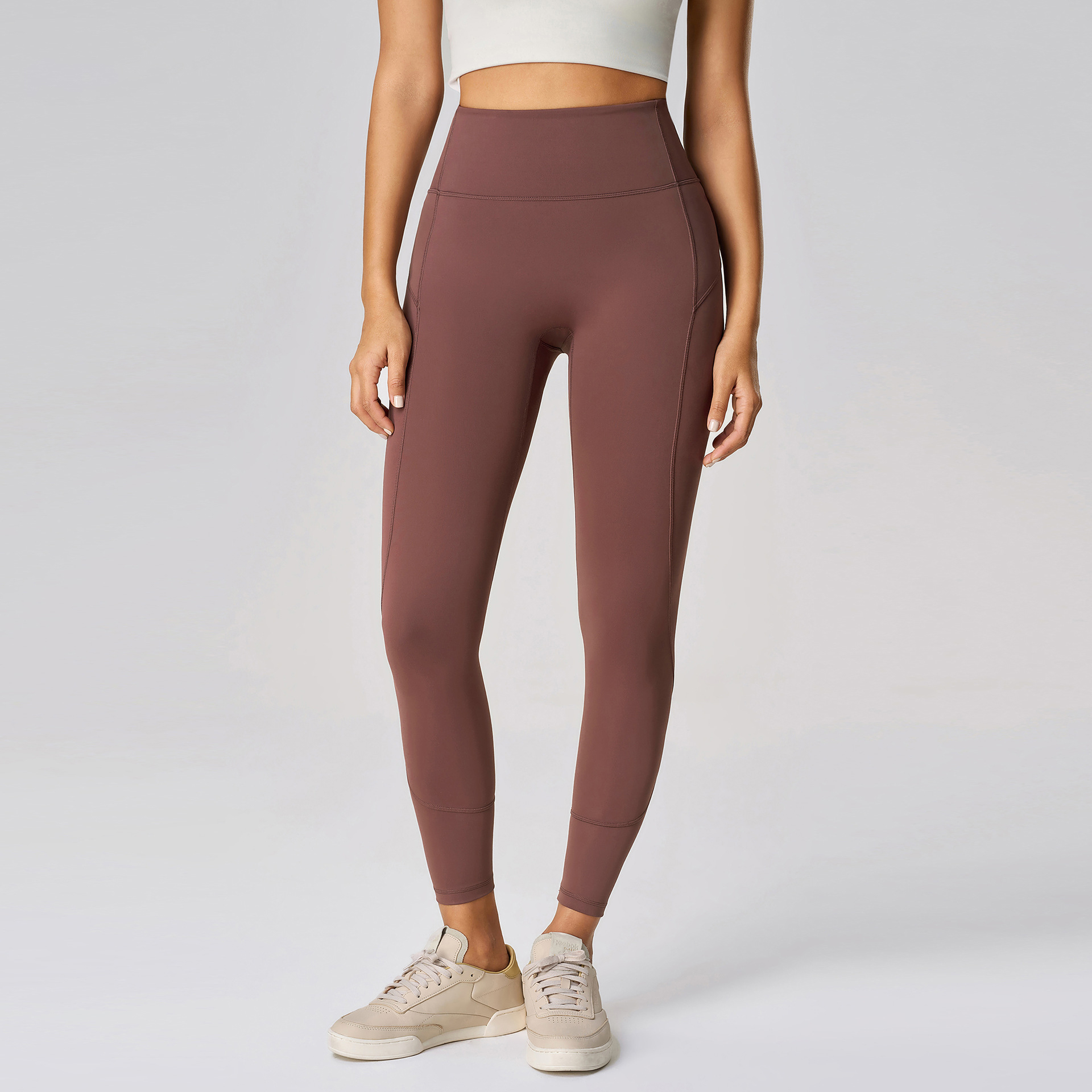 Nude Butt-lifting Tight Yoga Leggings D25081