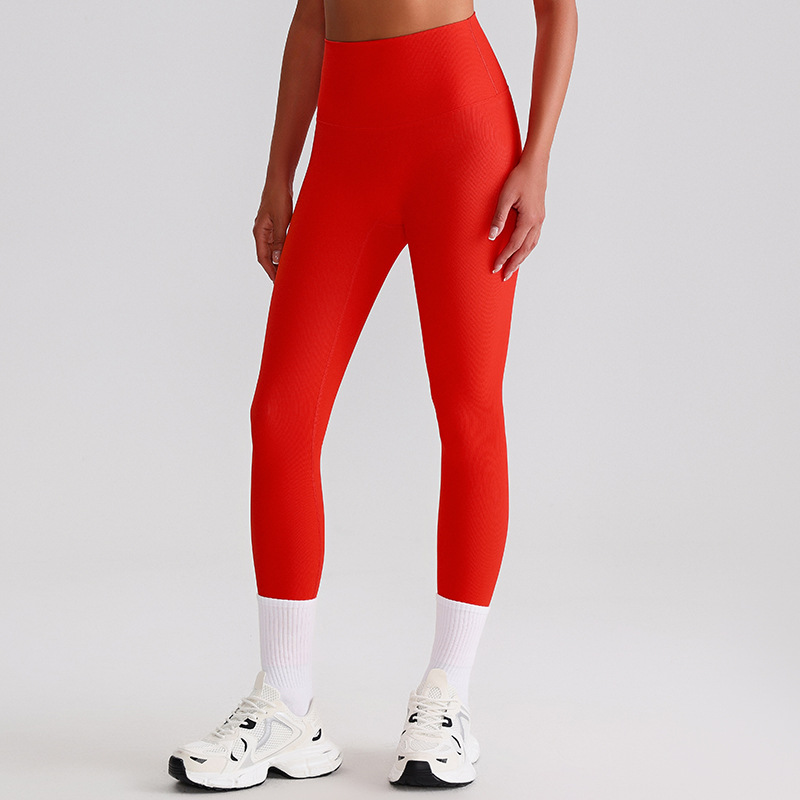 Ribbed Sports Yoga High-Waisted Yoga Leggings SKL-LQ6002