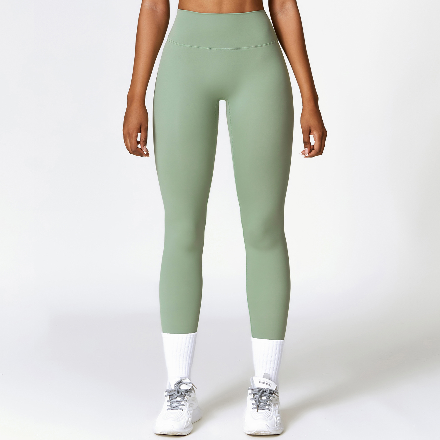 High  Waisted Abdominal  Toning Tight Yoga  Long Trousers 8519