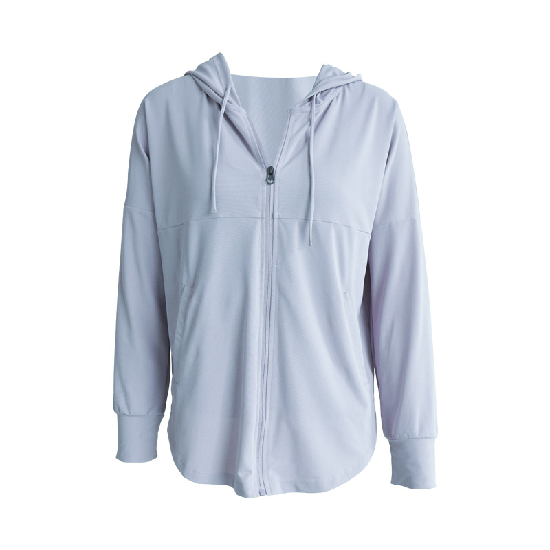 Zippered Hooded Sun - Protection Yoga Outerwear DS15