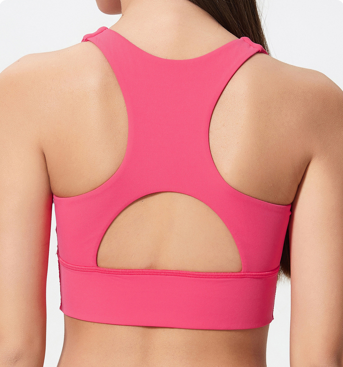 U-neck Sexy Solid Color Sports Yoga Bras D25068