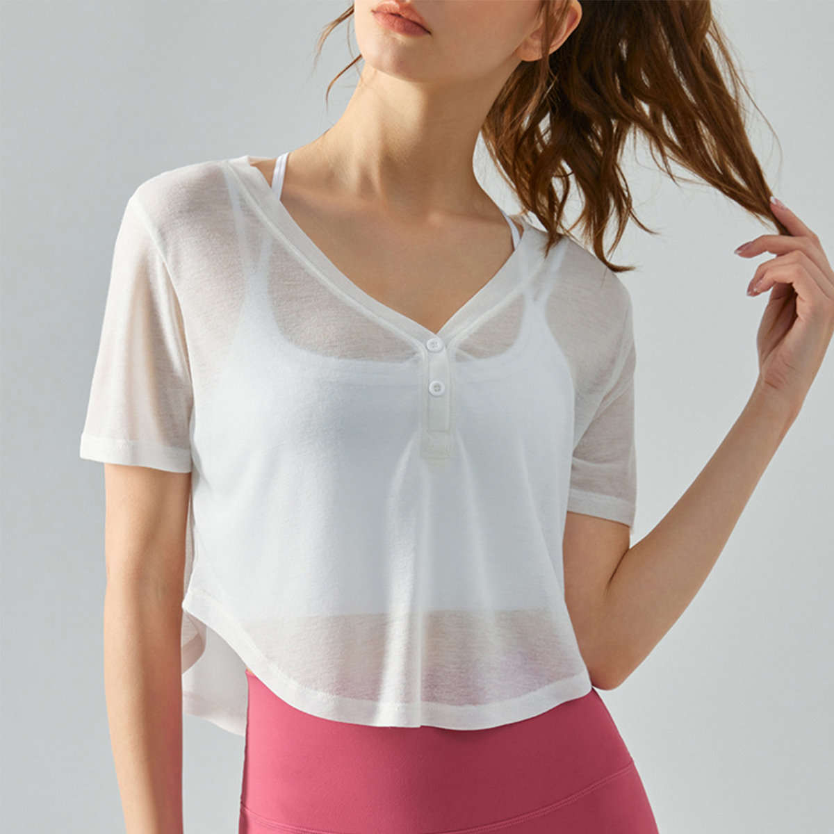  Breathable Sun - Protective Yoga Sports Cover - Up Top DST496