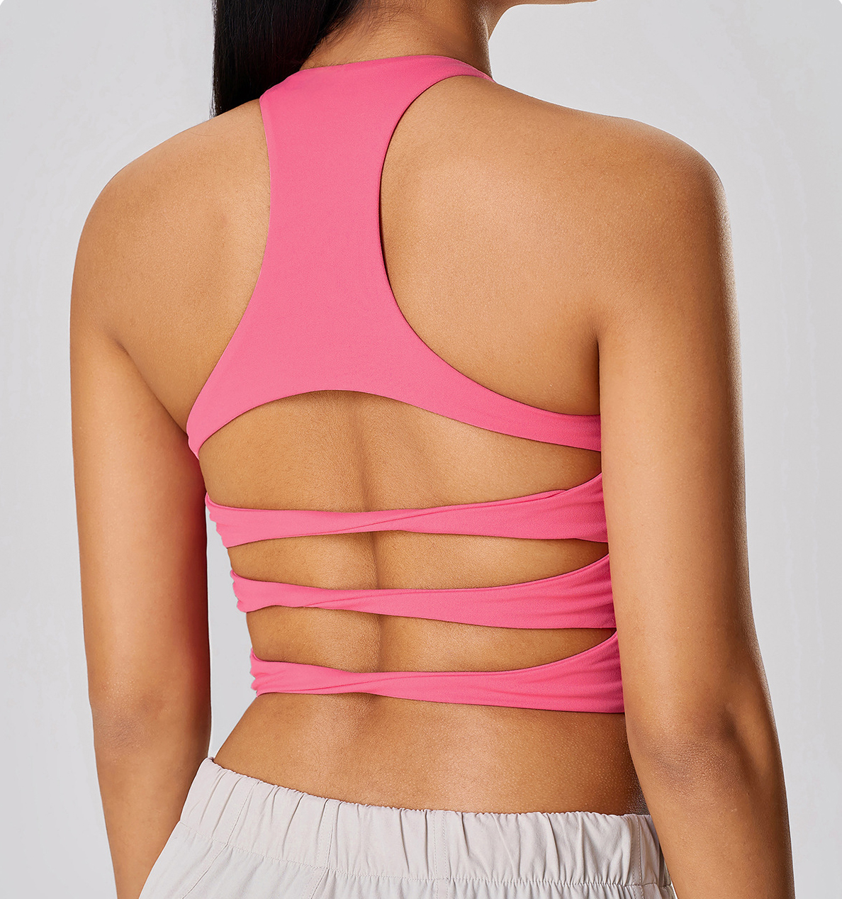 Sexy Breathable Soft Material Yoga Tank Top D25084