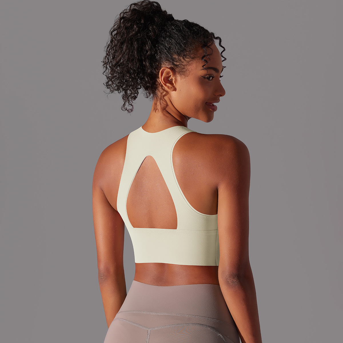 Tight-fitting Sports Bra Pilates Hollow-out Yoga Suit Vest 7022