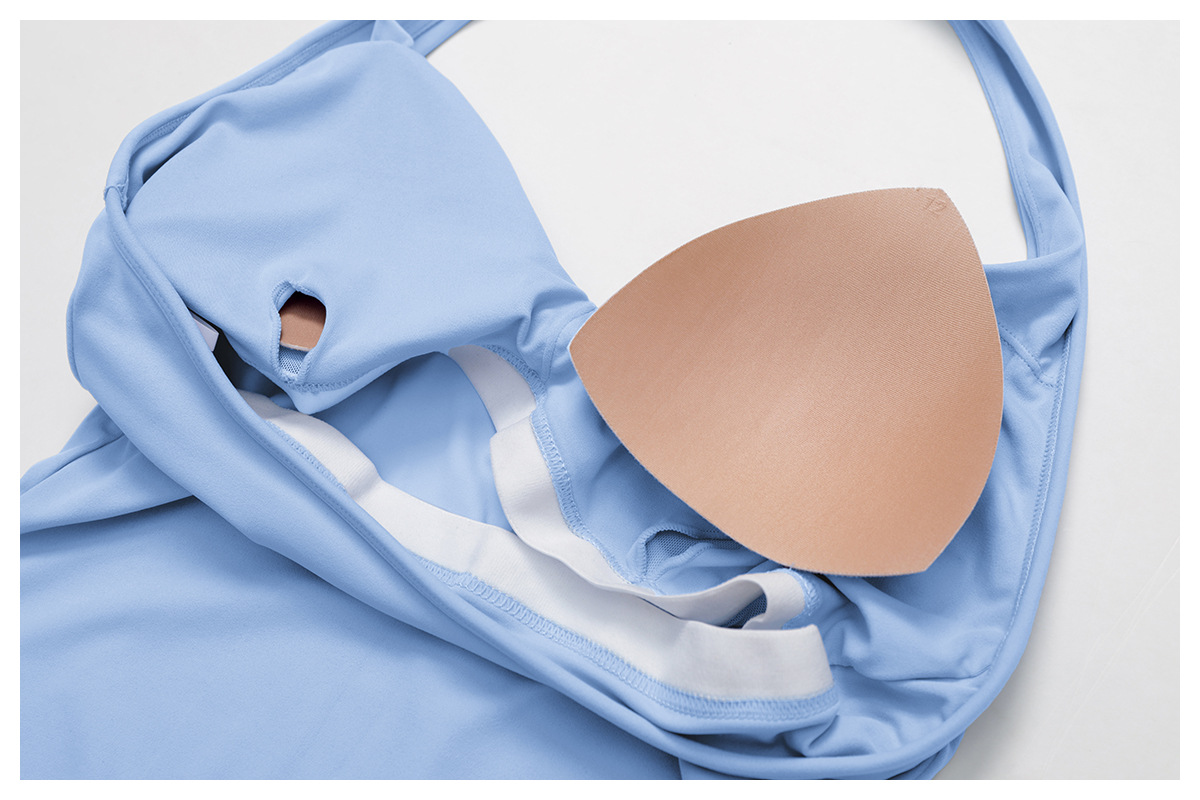 Quick drying yoga vest with built-in chest pads 9224