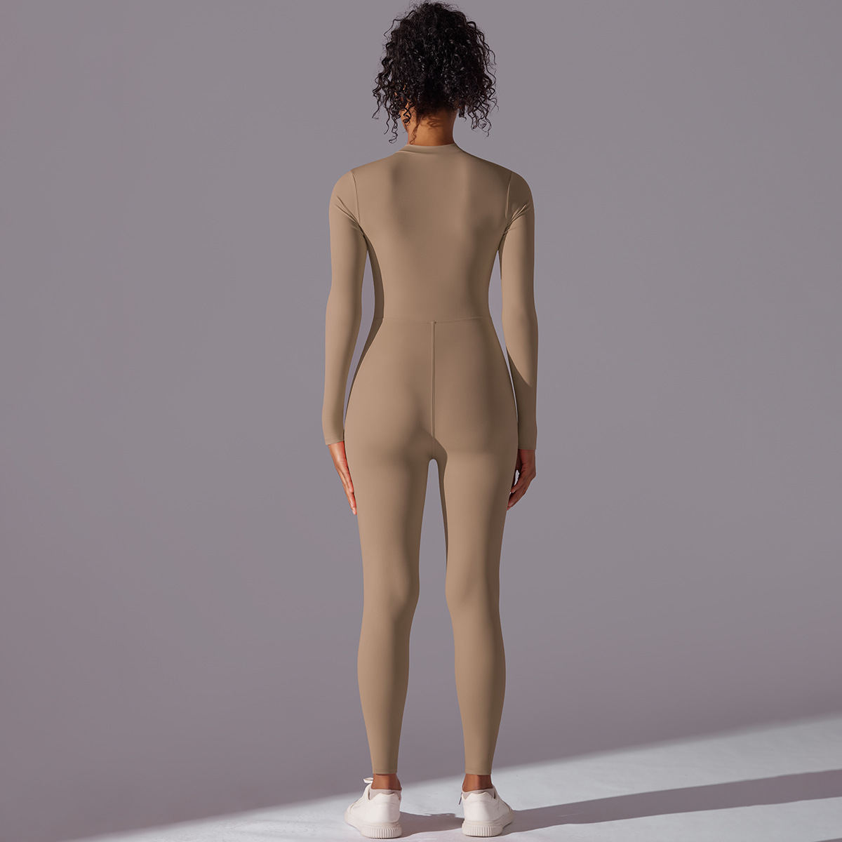 Naked-feeling Long Romper Soft Long-sleeve Yoga Clothes 6649