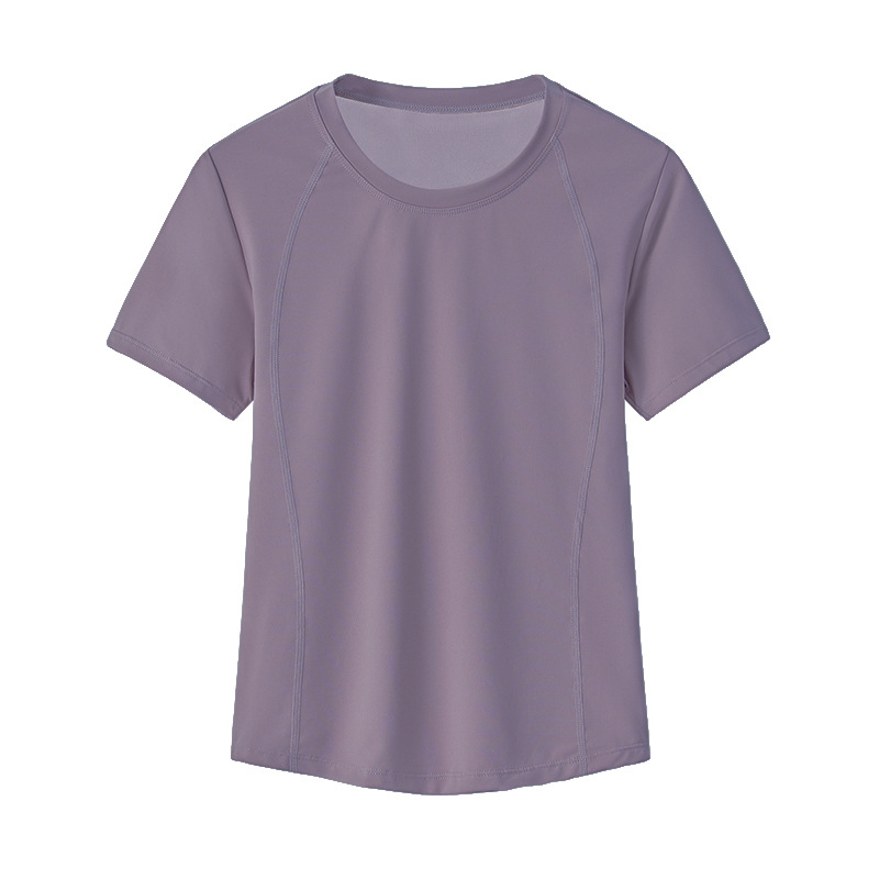 Waist-cinching Exercise Short-sleeved Running Yoga Wear DS114  