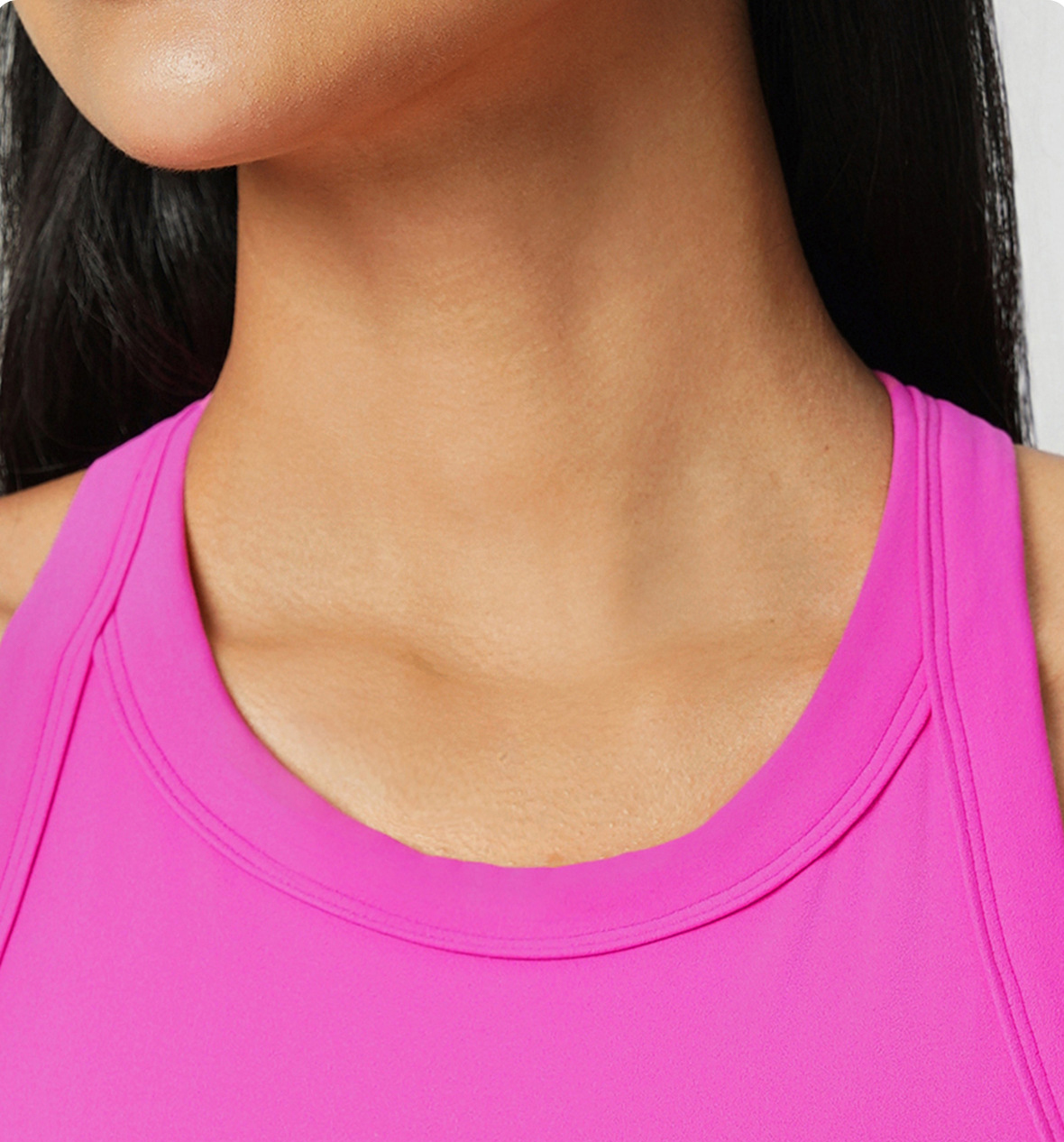 Sleeveless Solid Color Sports Tank Bras D25030