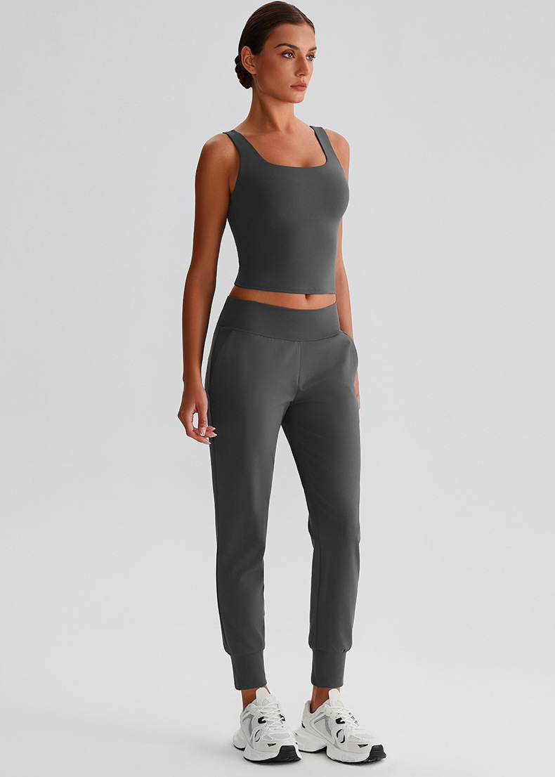 Bra With chest pads Yoga Bra And Shorts Set SKL-LQ3011