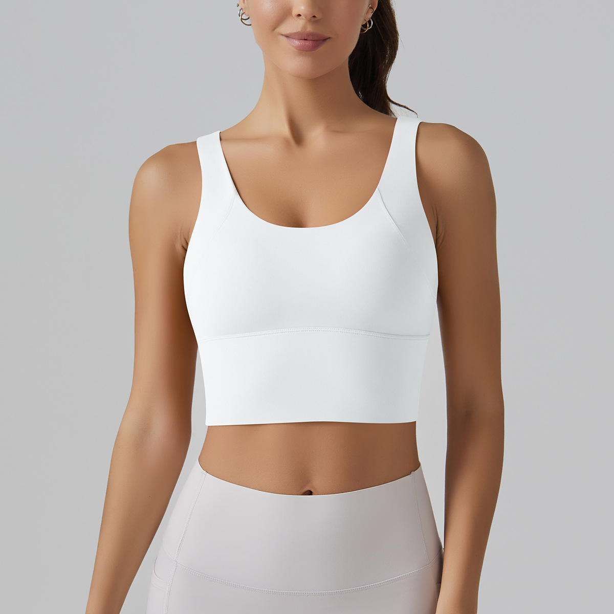 V-shaped Design Sports Bra Fitness Vest 7017