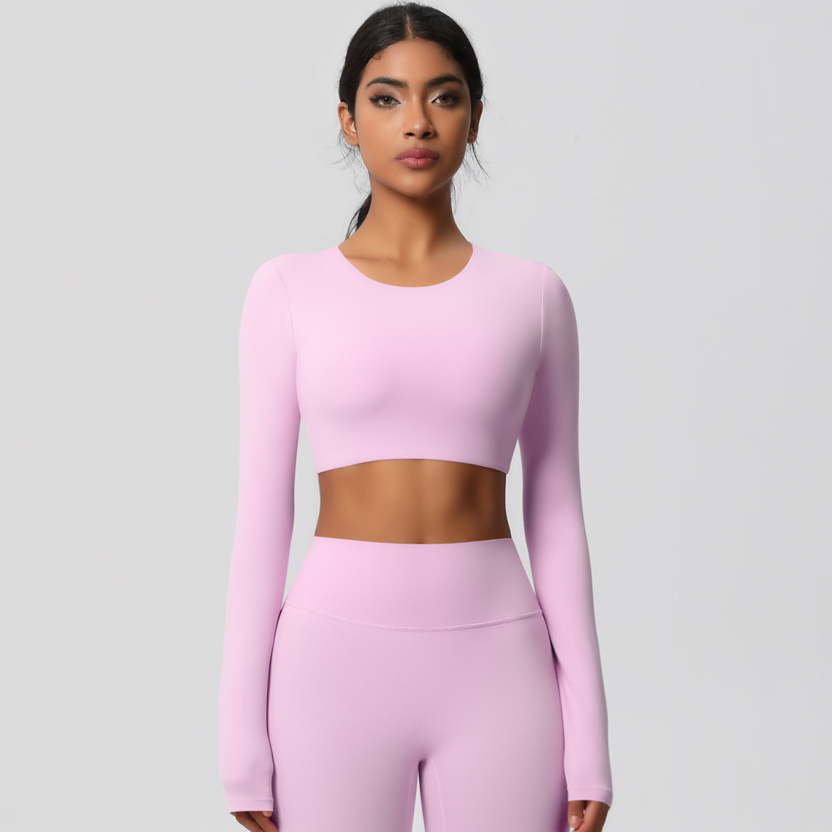 Women's Long-sleeve T-shirt for Outdoor Running 7104