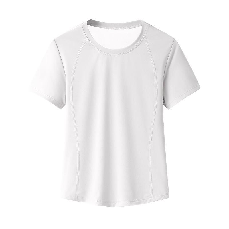 Waist-cinching Exercise Short-sleeved Running Yoga Wear DS114  