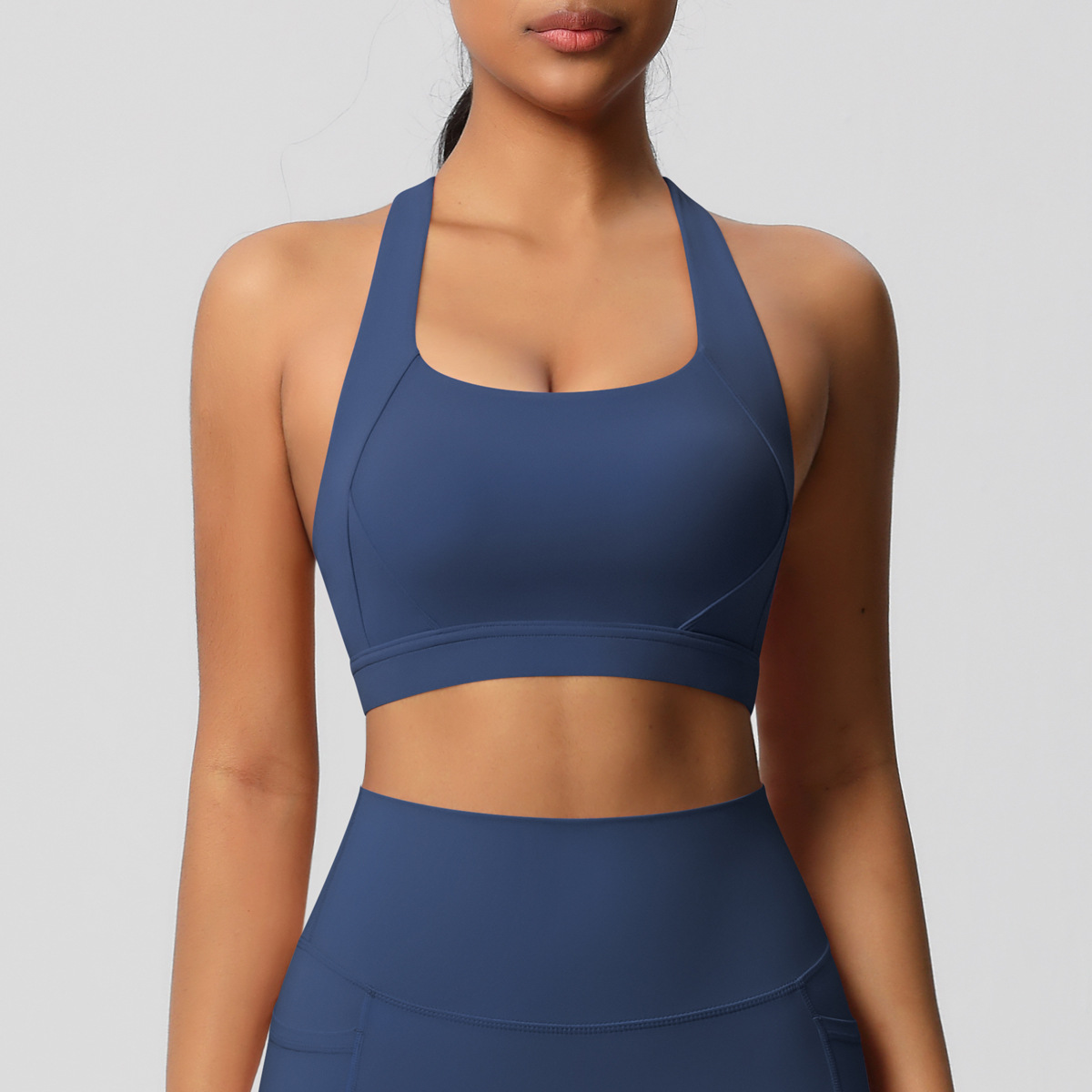 Sensational Tight Yoga Vest Shockproof High-intensity Sports Bra  7110
