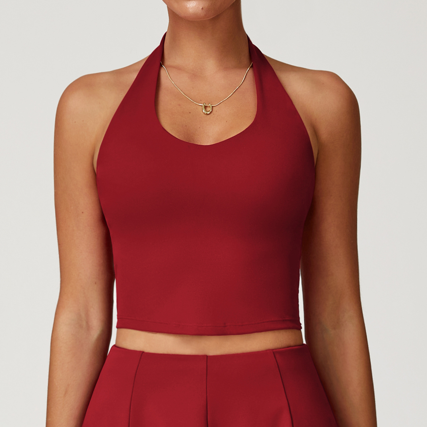 Halterneck Sports Running and Fitness Tank Vest