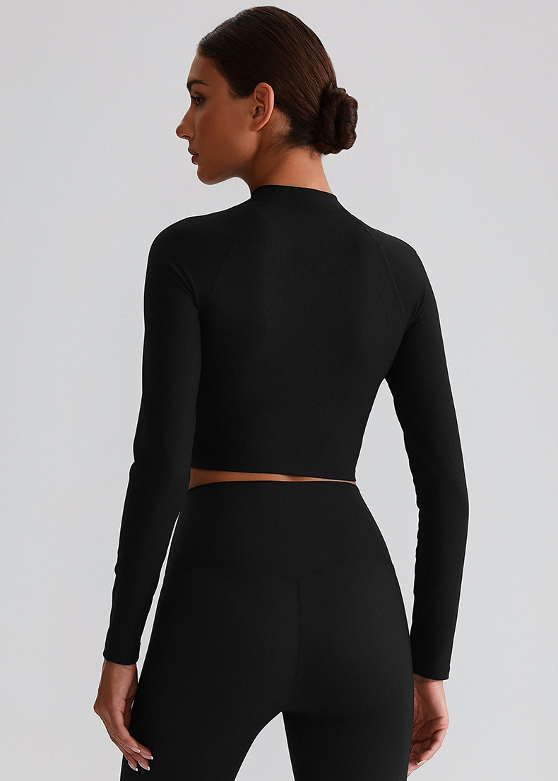 Long-Sleeved Yoga Zipper Jacket SKL-LQ6009