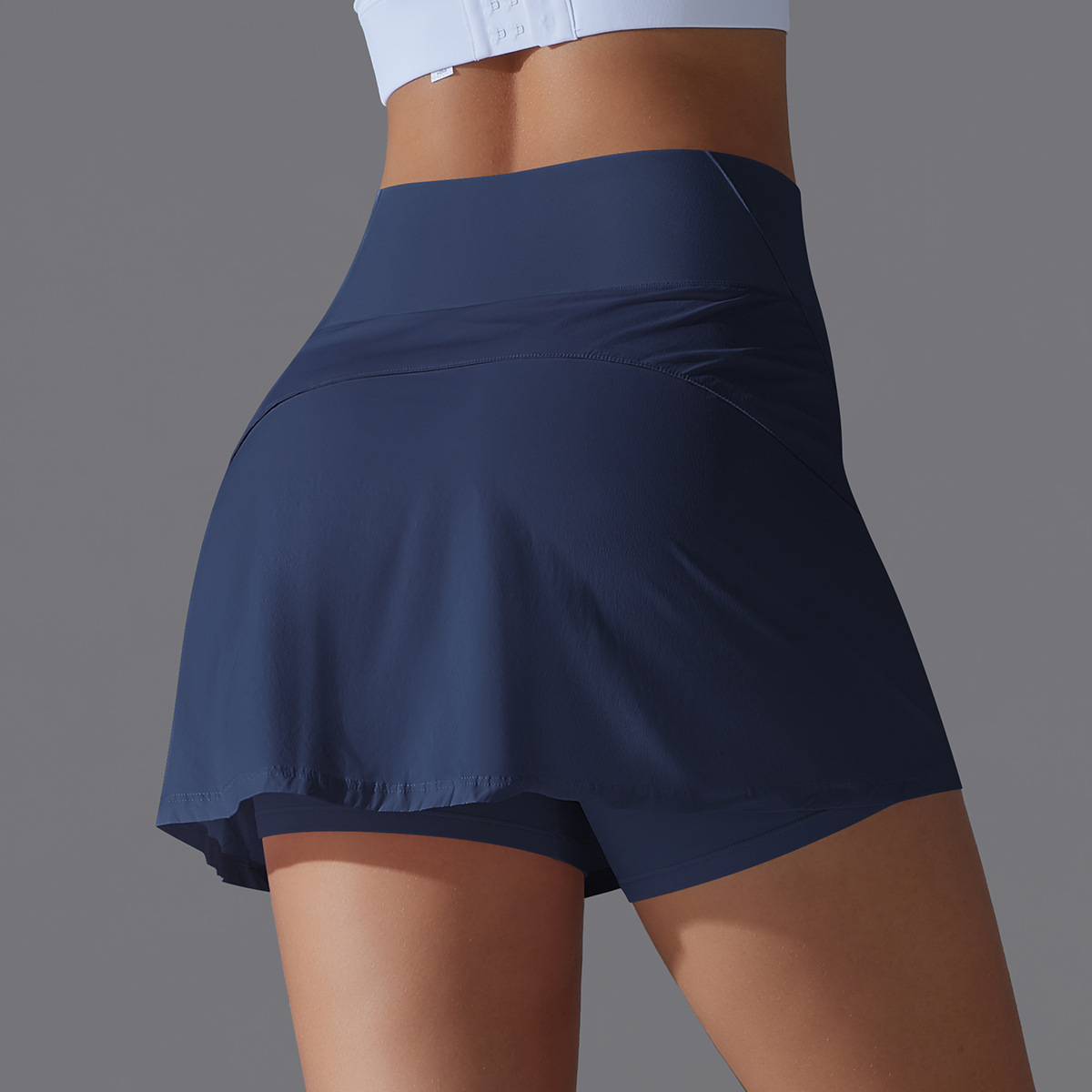 High-waisted Quick-drying Sports Fitness Tennis Skirt 7067