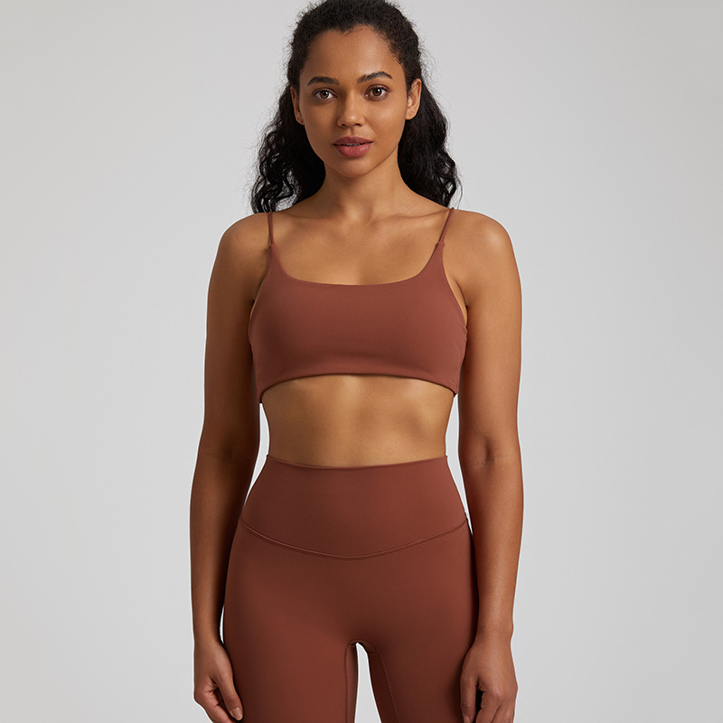 Sports Yoga Cross Back Bra With Pad SKL-LQ4059