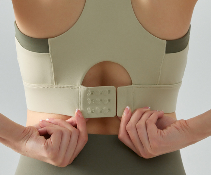 One-piece Chest Pad Shock-absorbing Yoga Bra DSB482 