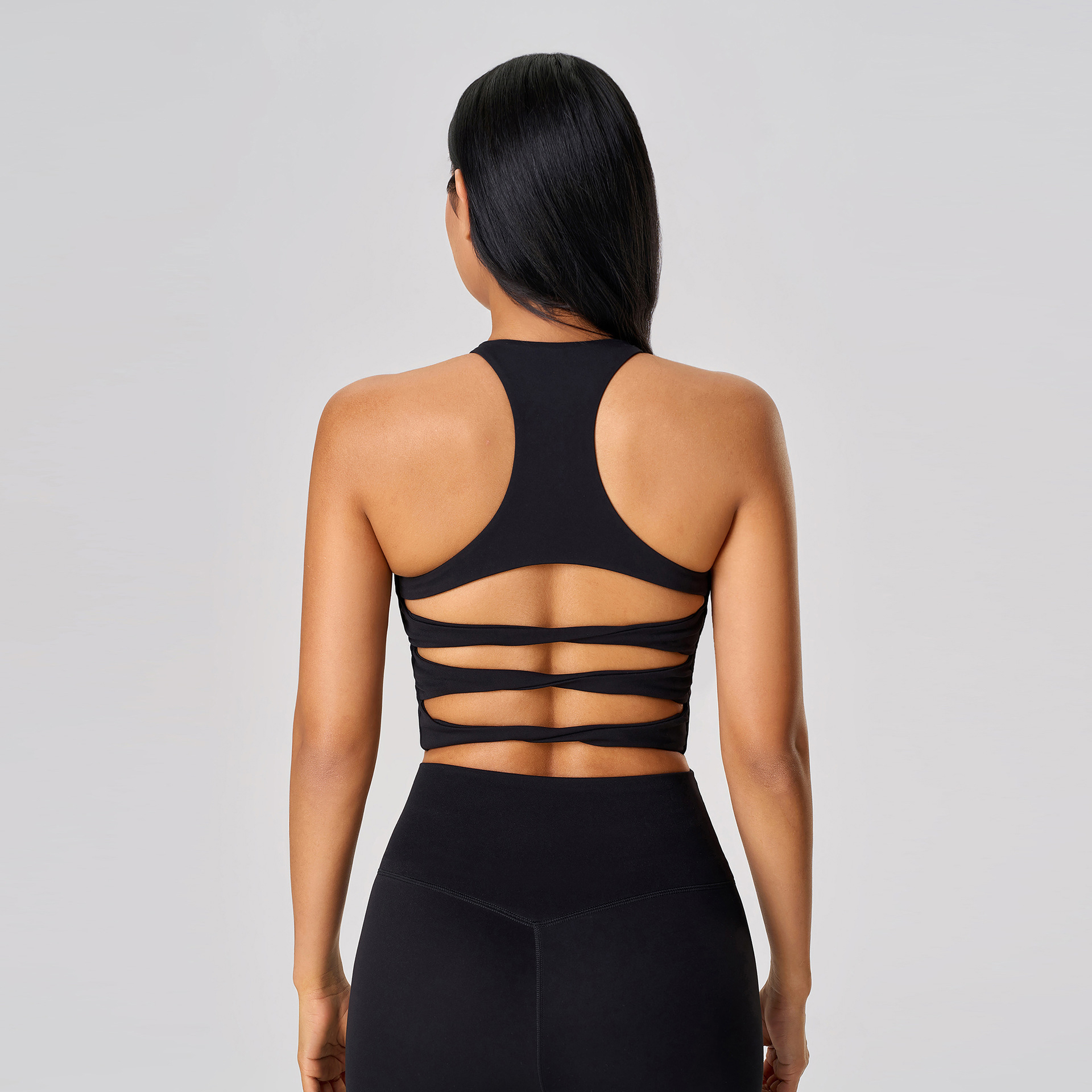 Sexy Breathable Soft Material Yoga Tank Top D25084