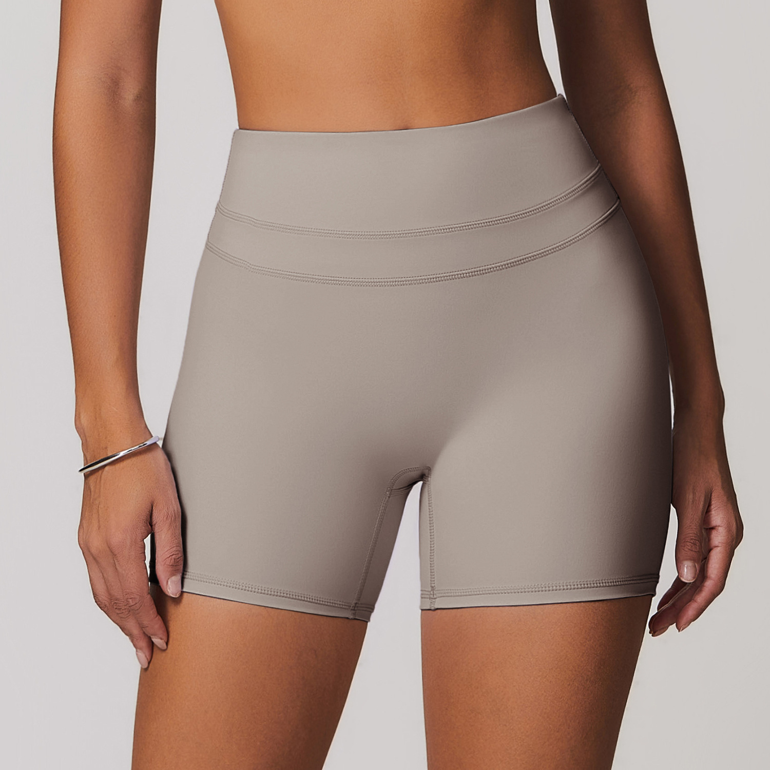 High-Waisted Tight Yoga Short  Pants for Women 8863