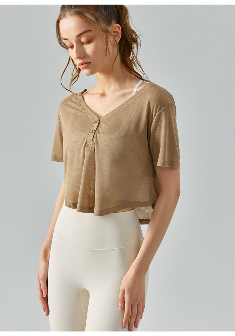  Breathable Sun - Protective Yoga Sports Cover - Up Top DST496