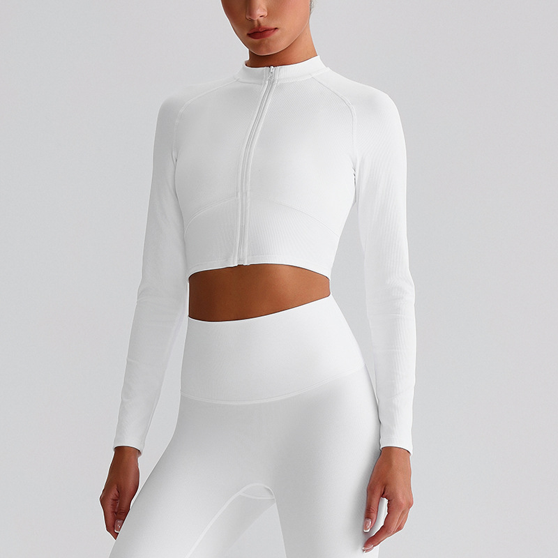 Long-Sleeved Yoga Zipper Jacket SKL-LQ6009