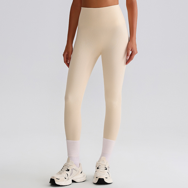 Ribbed Sports Yoga High-Waisted Yoga Leggings SKL-LQ6002