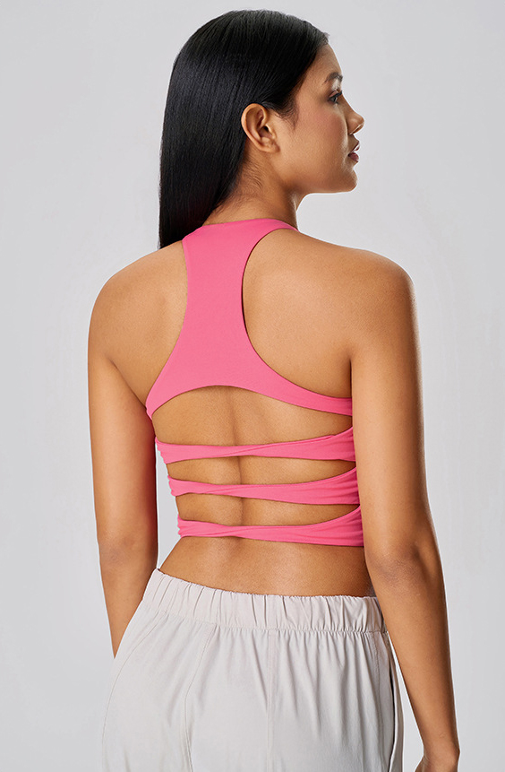 Sexy Breathable Soft Material Yoga Tank Top D25084