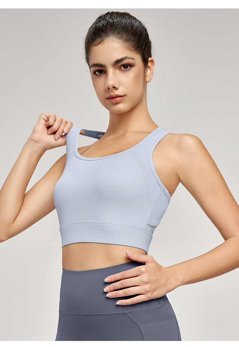Mesh - Paneled Cooling Yoga Sports Bra DWB115053