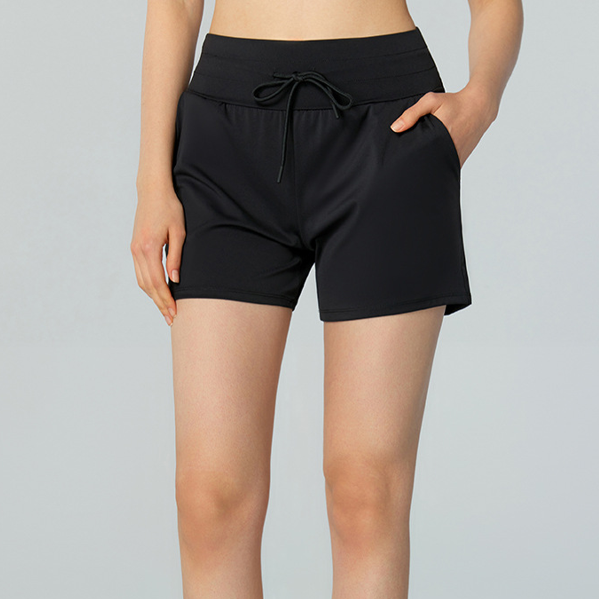 Low-Waisted Tummy-Control Loose Casual Fitness Shorts  DSS780