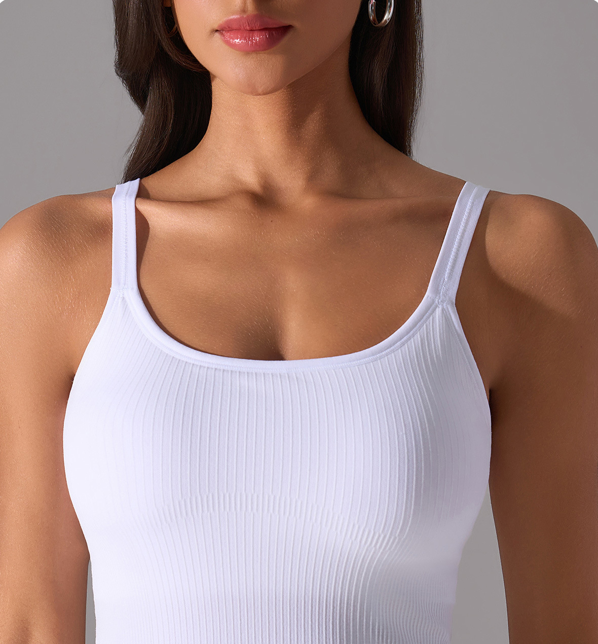 Seamless One-piece Soft Material Yoga Top D25075