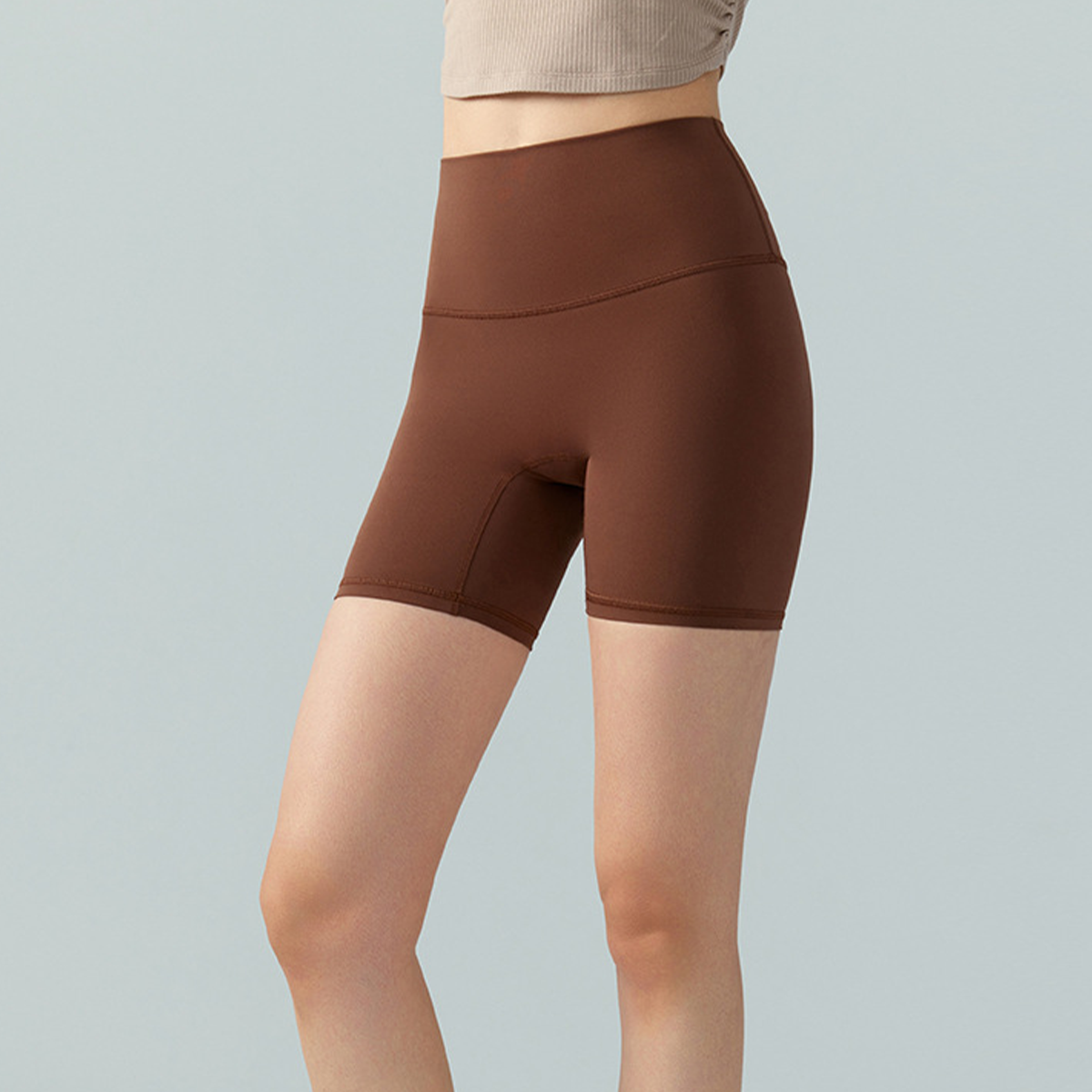 High-Waisted Tummy-Control Hip-Lifting Yoga Compression Shorts DSS729 