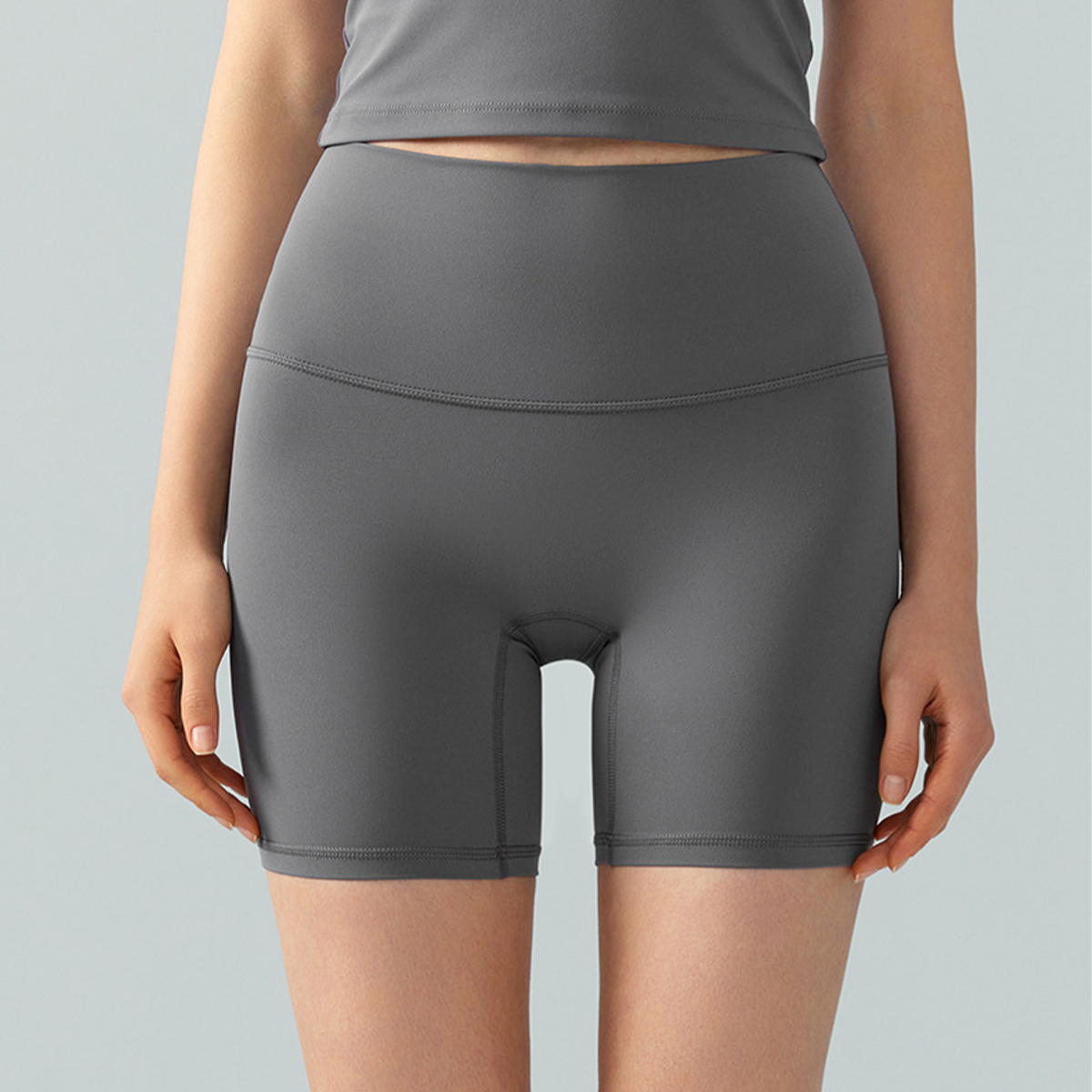 High-Waisted Tummy-Control Hip-Lifting Yoga Compression Shorts DSS729 