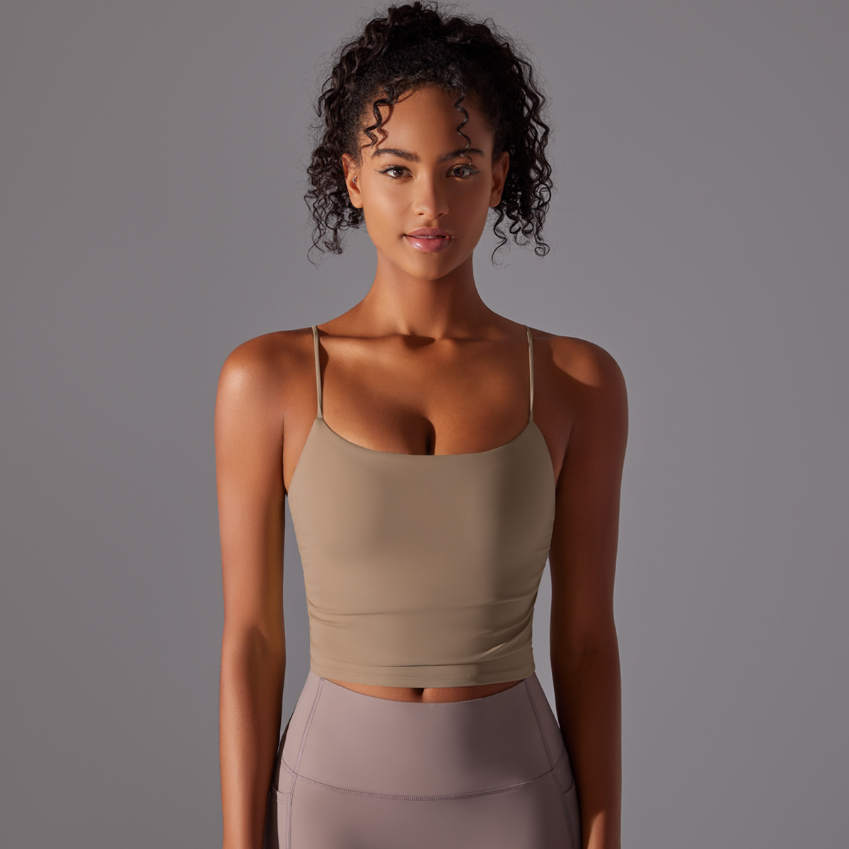 Naked-feeling and Skin-friendly Sports Yoga Vest 7006
