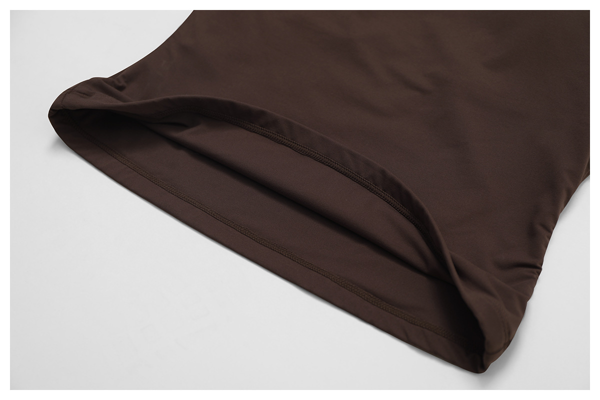 Tight-fitting Backless Yoga Short-sleeved T-shirt 8933