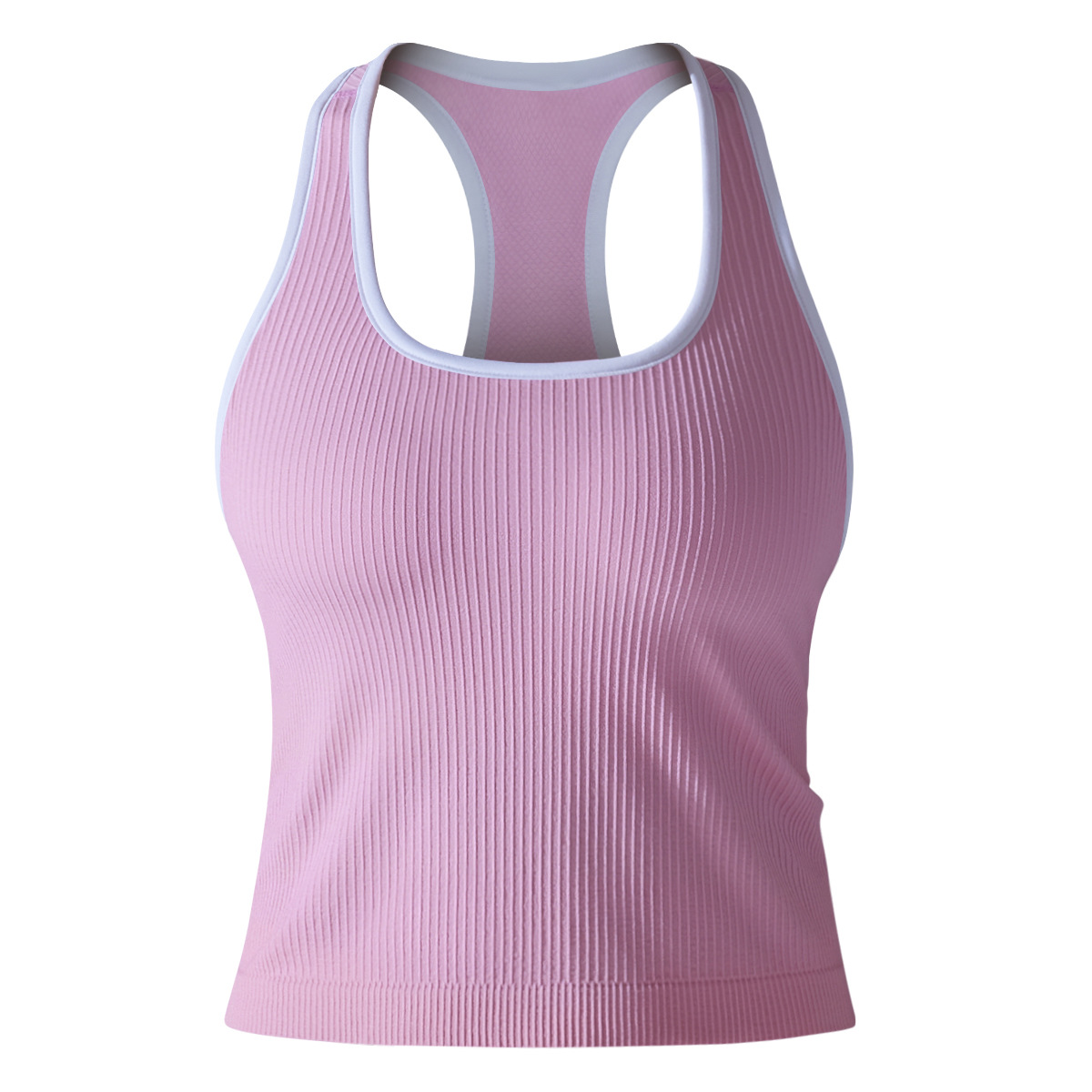 Sleeveless Quick-dry U-neck Tank Top 6633