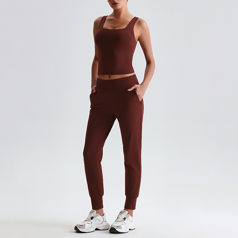 Bra With chest pads Yoga Bra And Shorts Set SKL-LQ3011