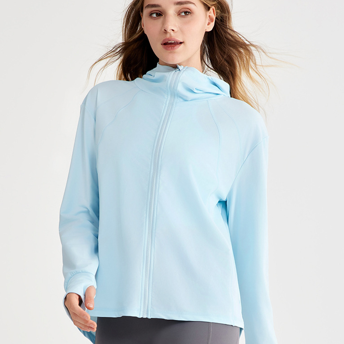 Cooling Sunscreen Hooded Loose Sun Protection Jacket DWN115116