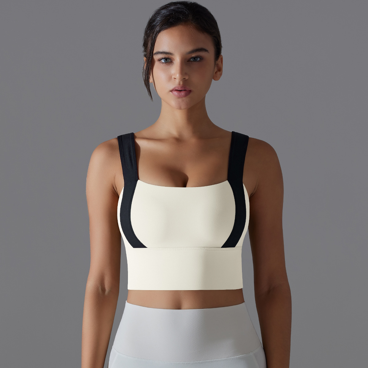 Gathering Quick - drying Breathable Yoga Bra 7063