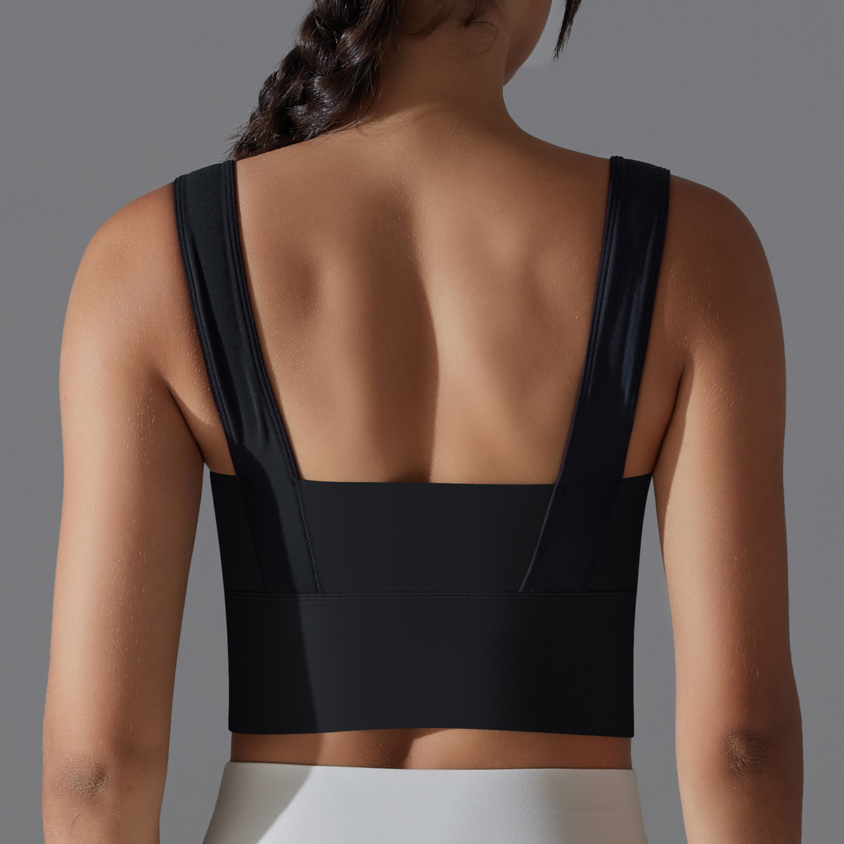 Gathering Quick - drying Breathable Yoga Bra 7063