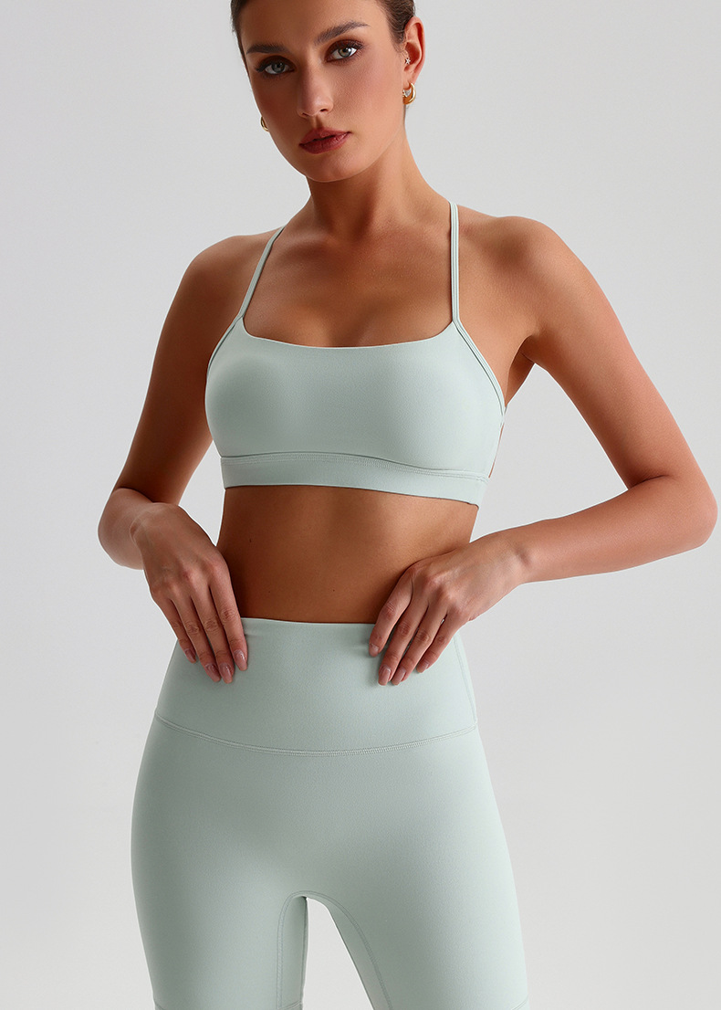 Cross-Back Sports Underwear Bra With Pad SKL-LQ2139