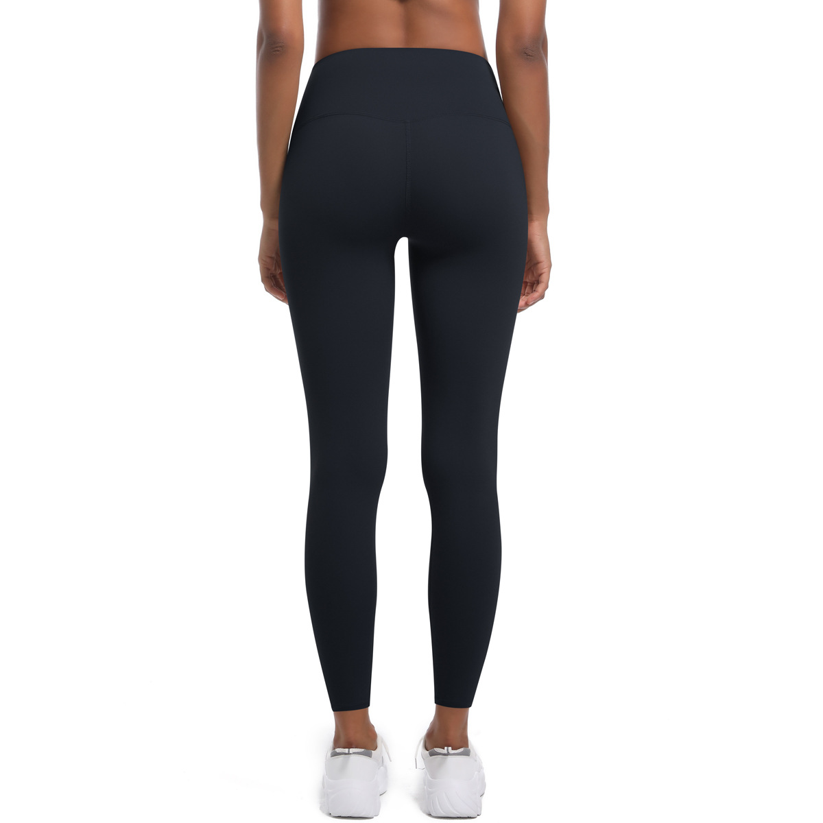 Striped Ankle-length Pants High-waisted Slimming Yoga Pants 6683