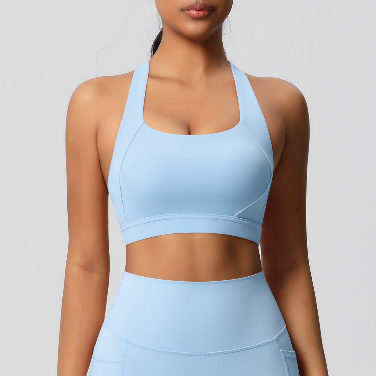 Sensational Tight Yoga Vest Shockproof High-intensity Sports Bra  7110