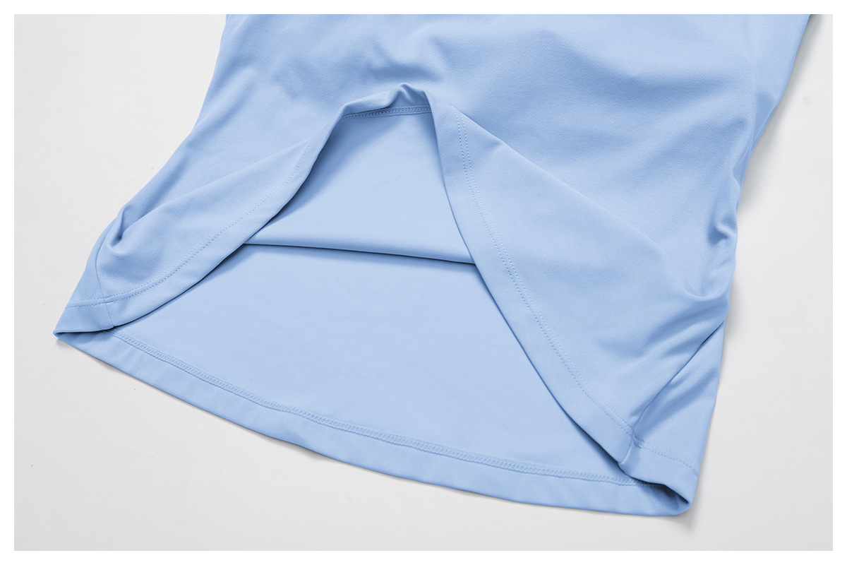 Quick drying yoga vest with built-in chest pads 9224
