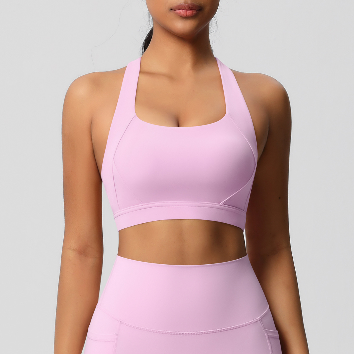 Sensational Tight Yoga Vest Shockproof High-intensity Sports Bra  7110