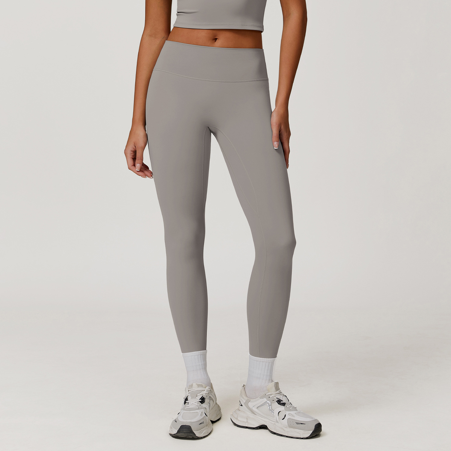 High  Waisted Abdominal  Toning Tight Yoga  Long Trousers 8519