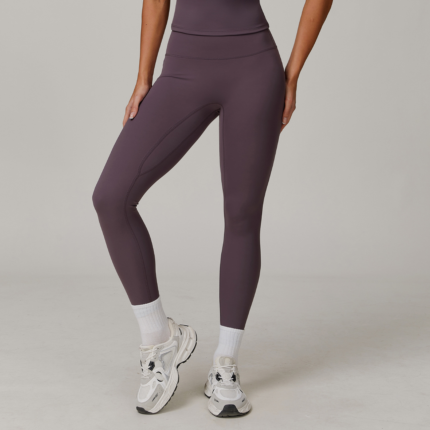 High  Waisted Abdominal  Toning Tight Yoga  Long Trousers 8519