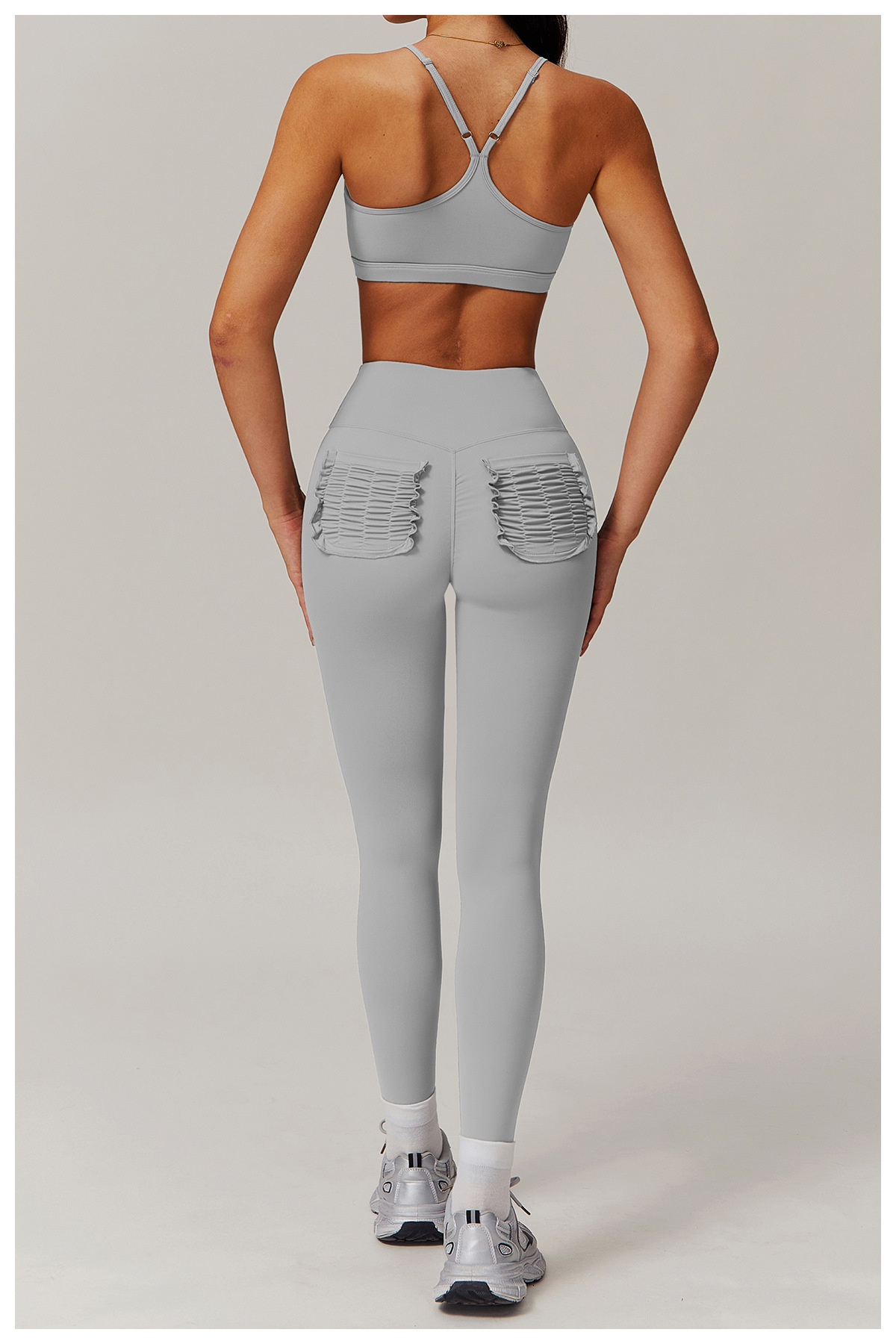 Thin Strap Cross Backless Shockproof Yoga Sports Bra SYFTM0131_复制